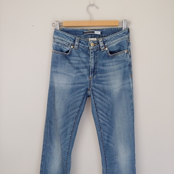 Sportmax Code Perfect Fit Jeans Straight Leg Blue Size 2 Max Mara - Picture 5 of 16